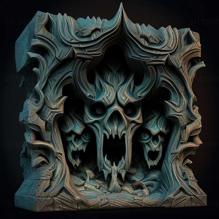 3D model Ultimate ADOM   Caverns of Chaos game (STL)